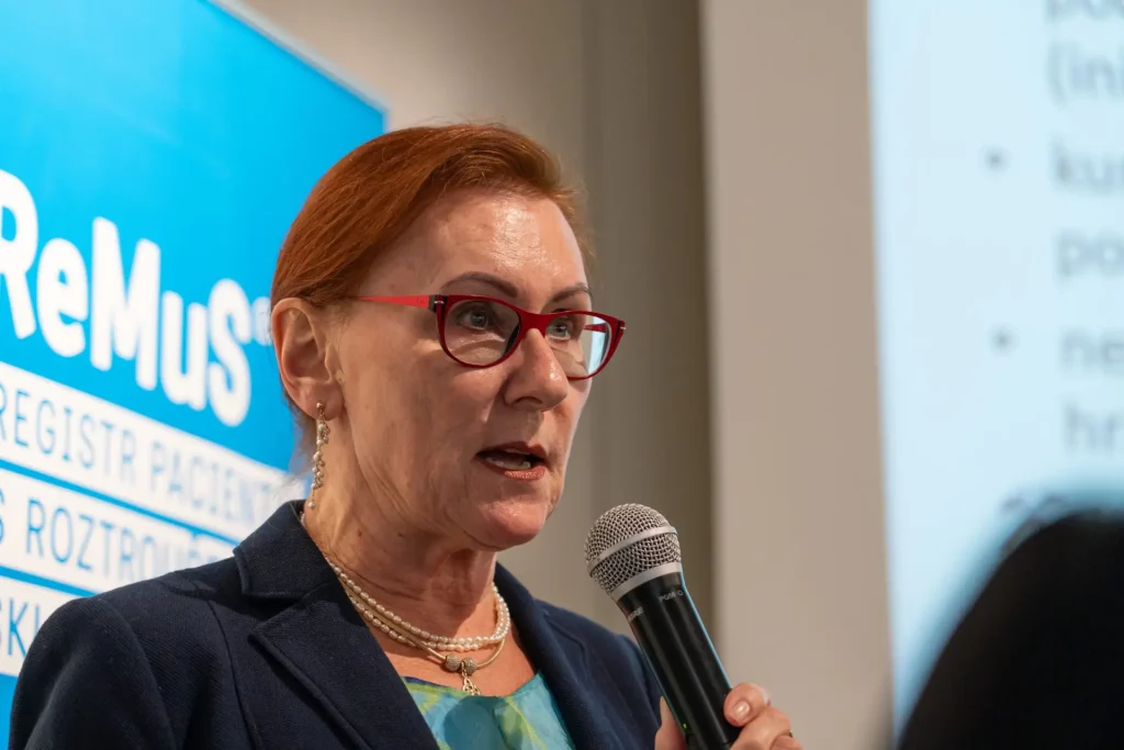 Prof. MUDr. Eva Kubala Havrdová, Dr.Sc. at the ReMuS 2023 press conference