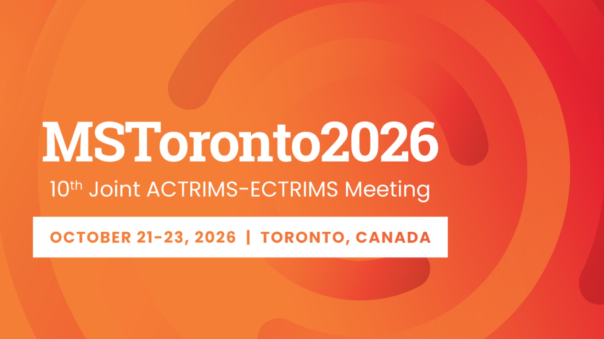 MSToronto2026: 10. společné setkání ACTRIMS-ECTRIMS